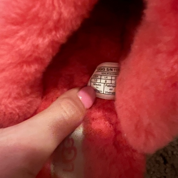 Platform UGG slipper hot pink - Picture 5 of 5